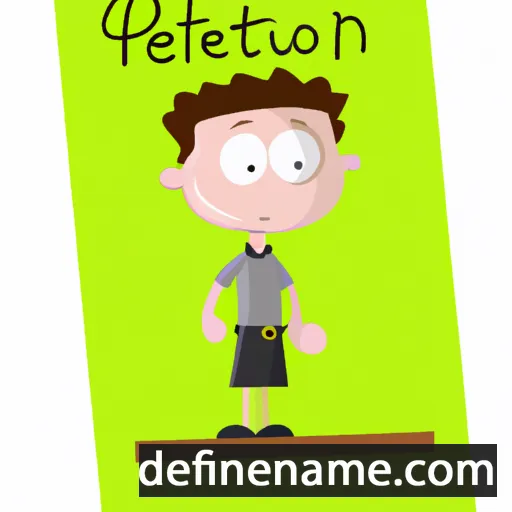 cartoon of the name Peithon