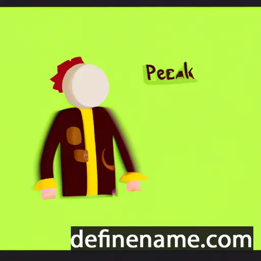 cartoon of the name Pekah