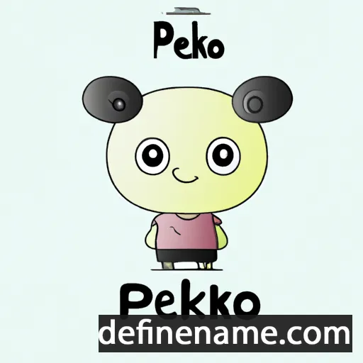 cartoon of the name Peko