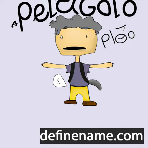 Pelágio cartoon