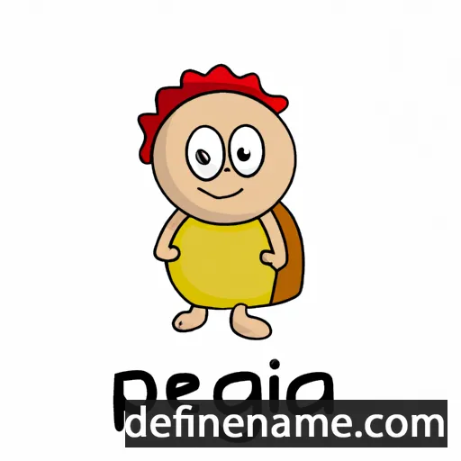 cartoon of the name Pelaga