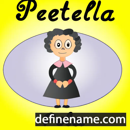 cartoon of the name Pelageia