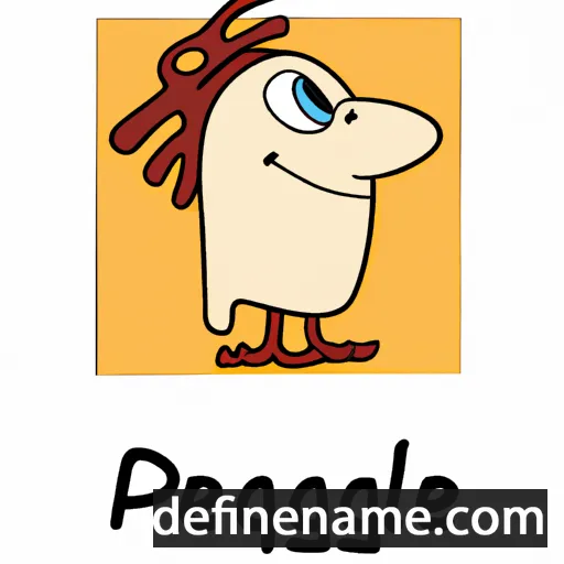 cartoon of the name Pelagije