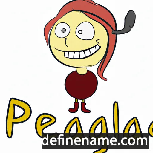 cartoon of the name Pelagja