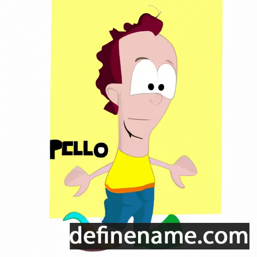 cartoon of the name Pelaio