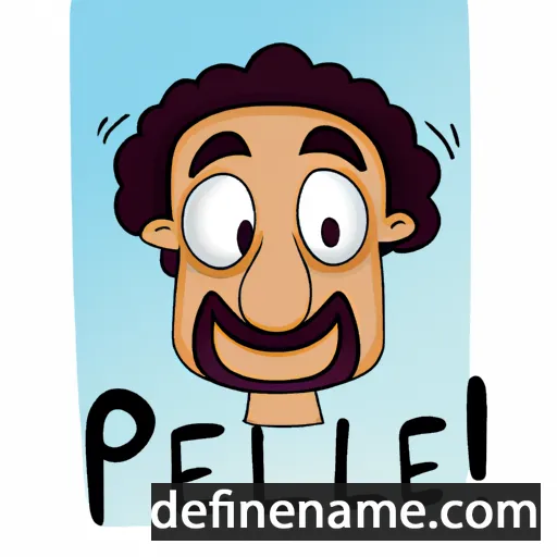 cartoon of the name Pelé