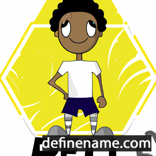 cartoon of the name Pele