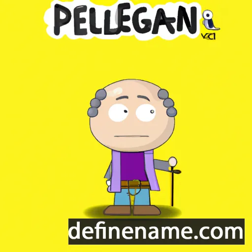 cartoon of the name Pelegrín