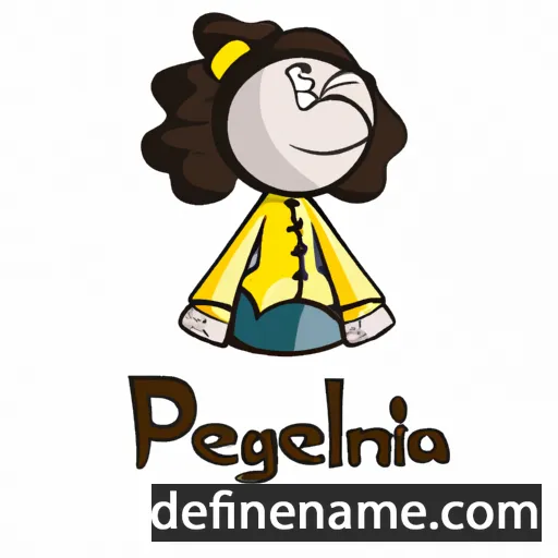 Pelegrina cartoon