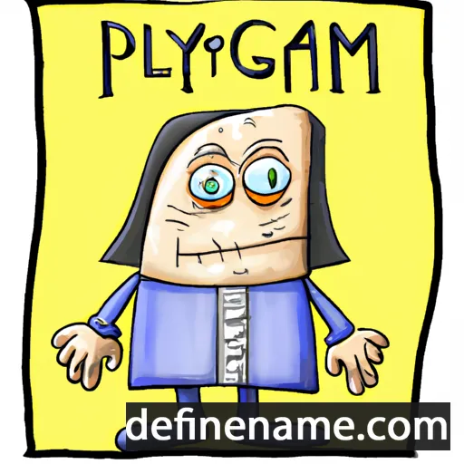 cartoon of the name Pelgrym