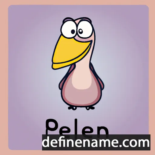 cartoon of the name Peli