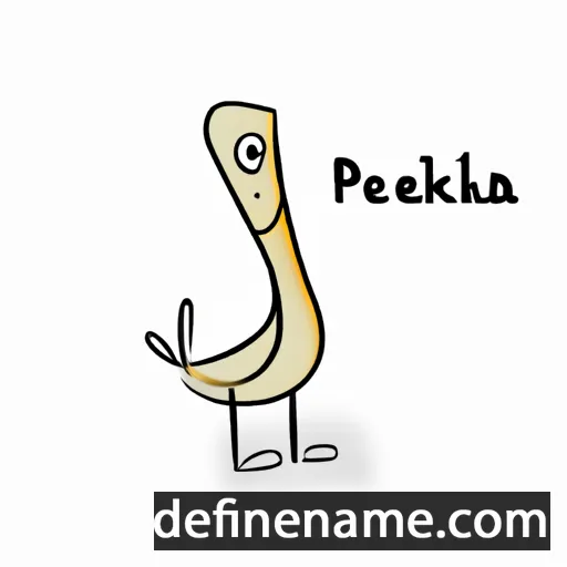 cartoon of the name Pelika