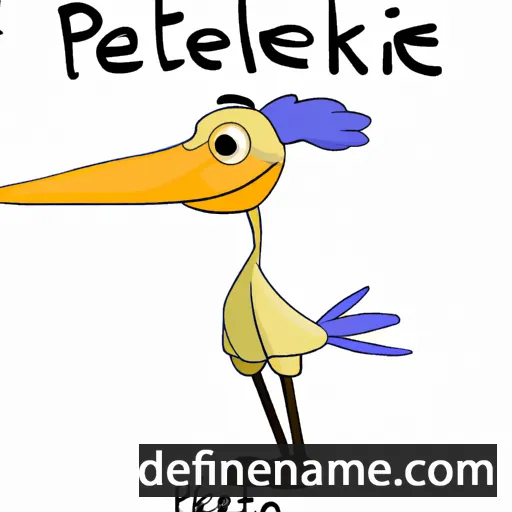 cartoon of the name Pelikite