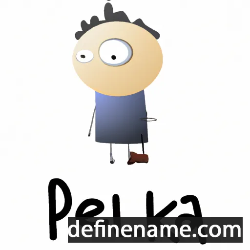 cartoon of the name Pelka