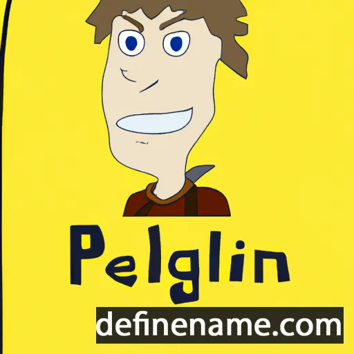 cartoon of the name Pellegrin