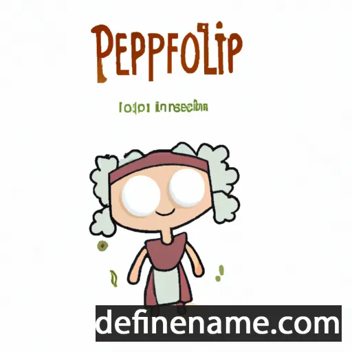 Pelopea cartoon