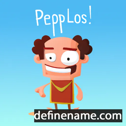 cartoon of the name Pelops