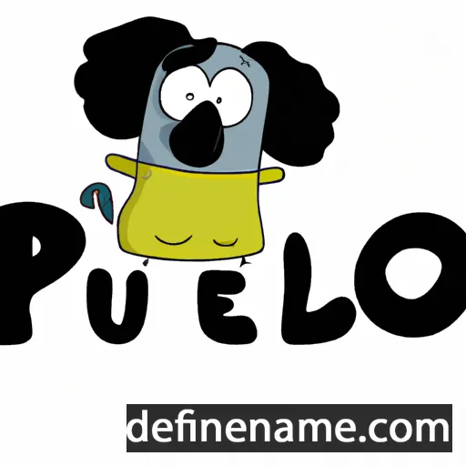 cartoon of the name Pelulo