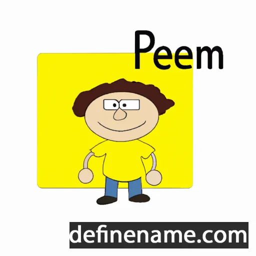 cartoon of the name Pemi