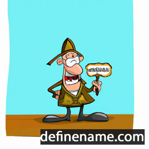 cartoon of the name Penarddun