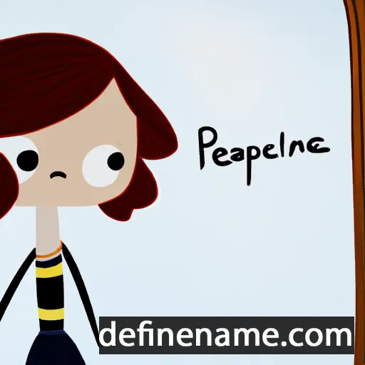 cartoon of the name Penèlope