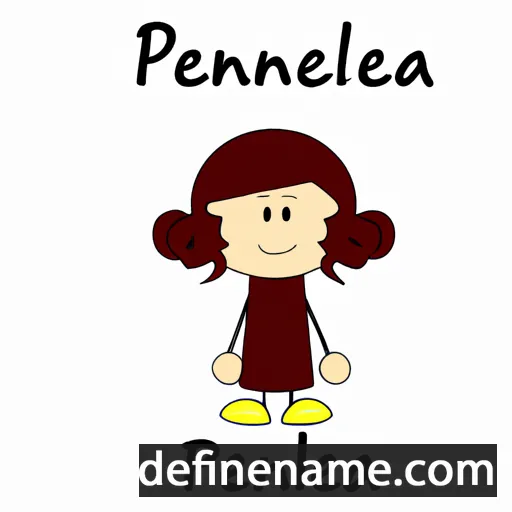 cartoon of the name Penella