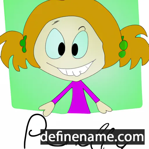 cartoon of the name Penelly