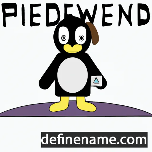 cartoon of the name Pengwendé