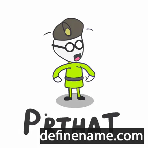 cartoon of the name Penhartti