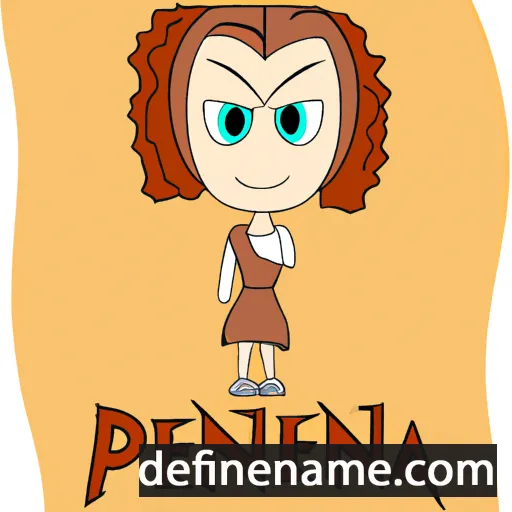 cartoon of the name Penina