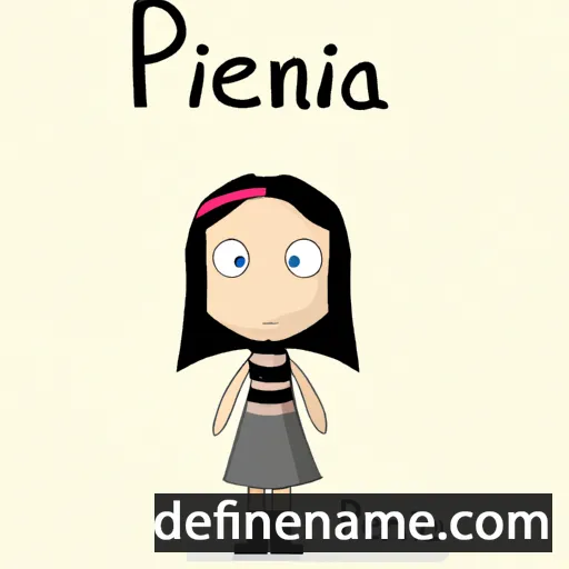 cartoon of the name Pennina