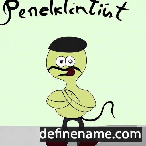 cartoon of the name Pentikalli