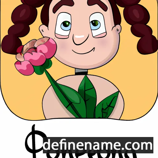 Peonia cartoon