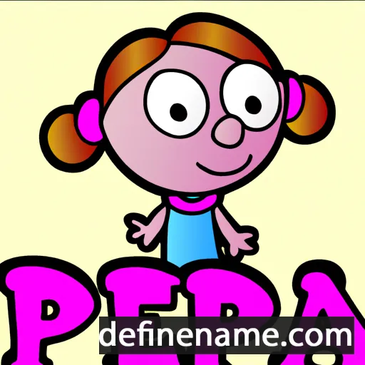 cartoon of the name Pepa