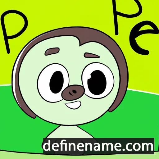 cartoon of the name Pepê