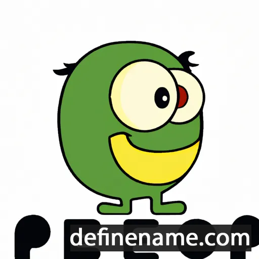 cartoon of the name Pepe