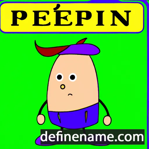 cartoon of the name Pepín