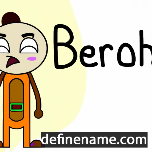 cartoon of the name Perachbar