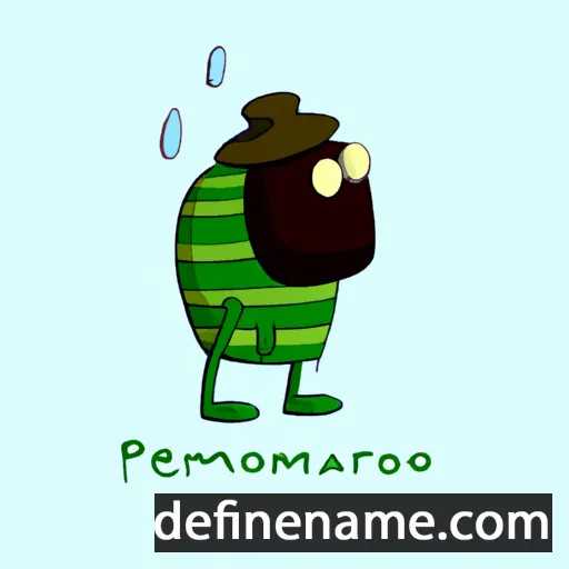 cartoon of the name Peramonkoro