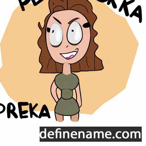 cartoon of the name Perderika