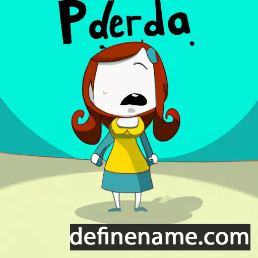 cartoon of the name Perdida