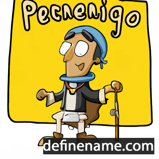 cartoon of the name Peregrino