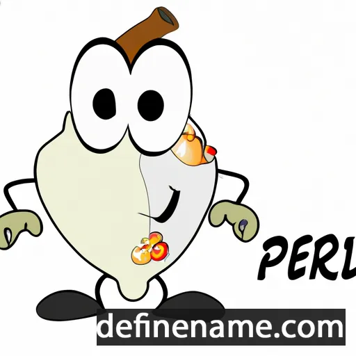 cartoon of the name Perel