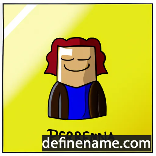 cartoon of the name Perenna