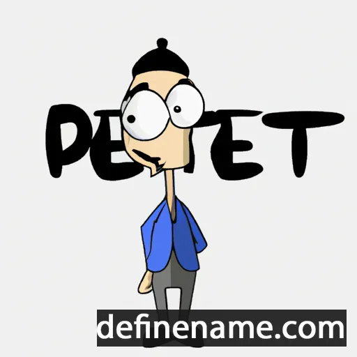 cartoon of the name Peret