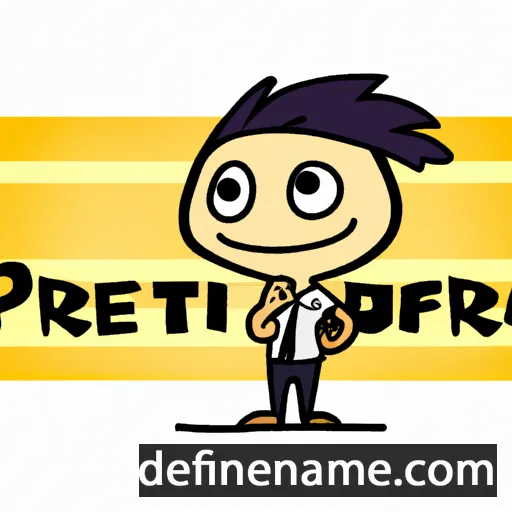 cartoon of the name Perfeuto