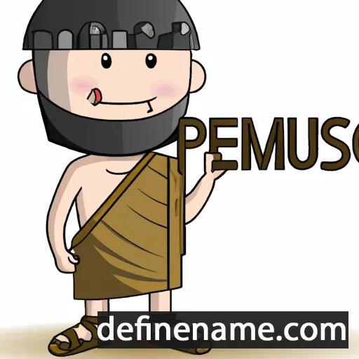 Pergamus cartoon