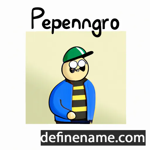 cartoon of the name Pergentino