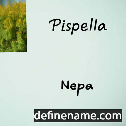 cartoon of the name Perilla