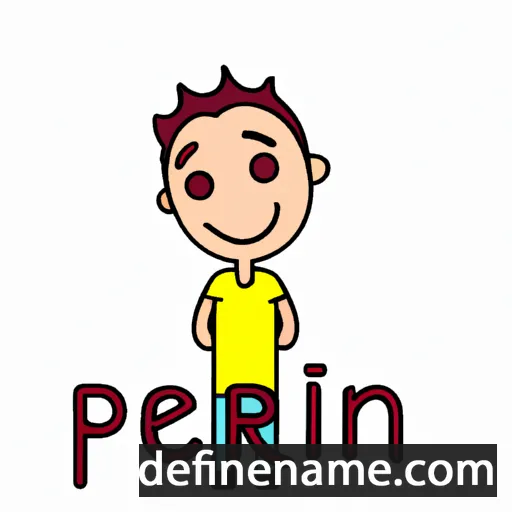 cartoon of the name Perin